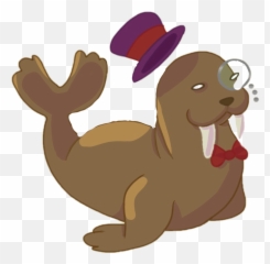 Walrus - Cartoon Emoji,Walrus Emoji