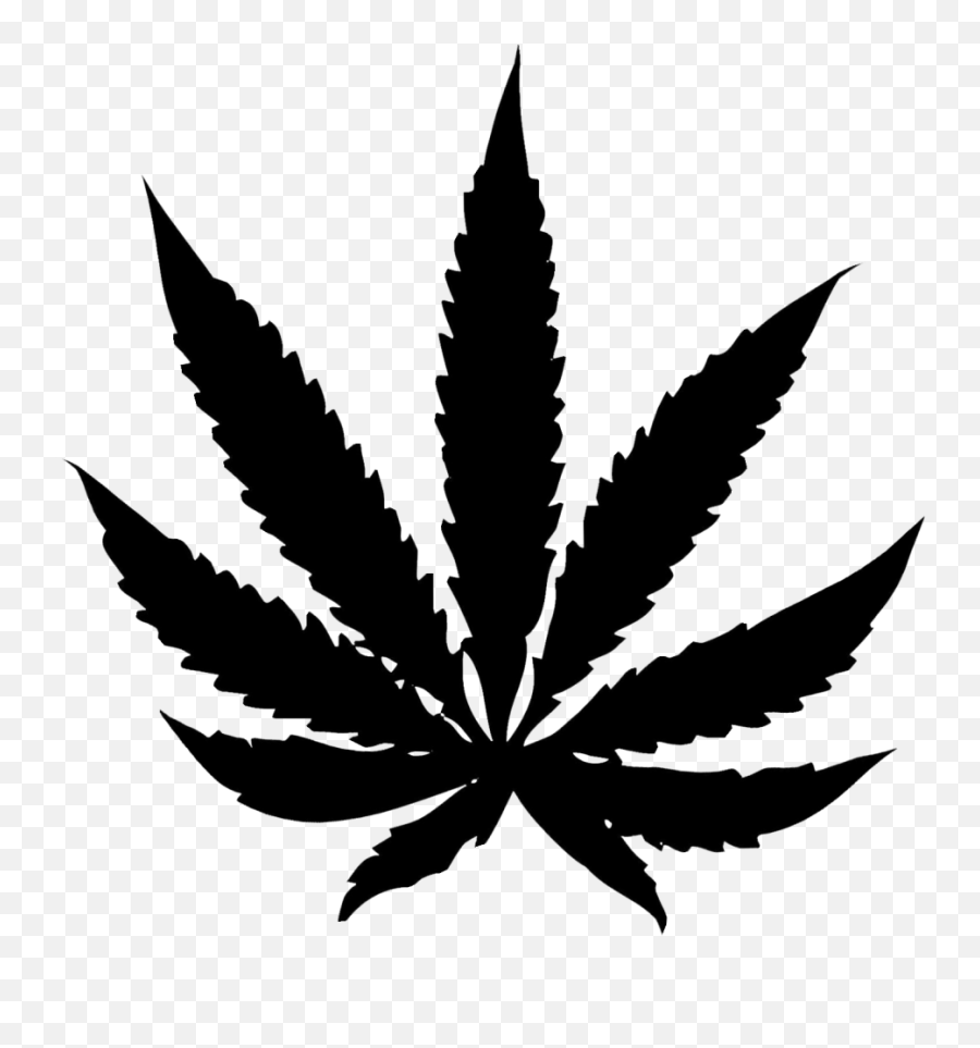 Weed Svg Leaf Transparent Png Clipart - Marijuana Leaf Outline Emoji,Weed Plant Emoji