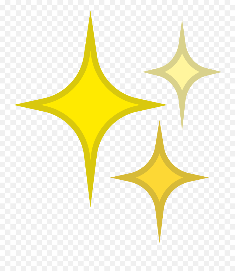 Sparkles Icon Emoji,Gold Star Emoji