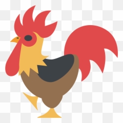 Emojione 1f413 - Rooster Emoji,Bird Emoji