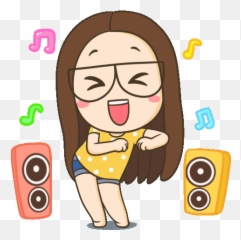 Cute Love Gif - Gambar Kartun Senam Lucu Emoji