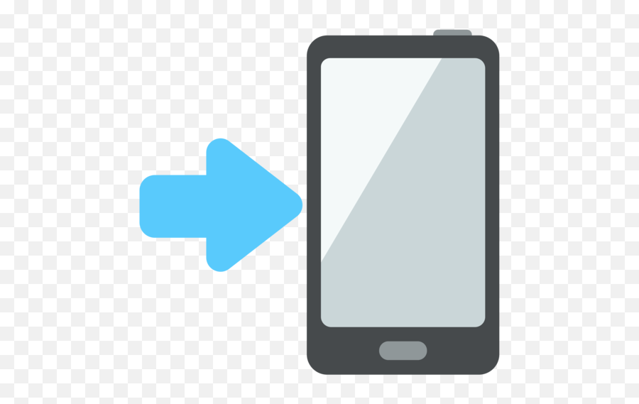 Mobile Phone With Arrow Emoji - Celular Emoticon,Cell Phone Emoji Meanings
