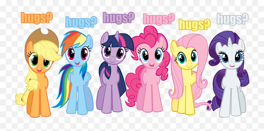 Mane Six - My Little Pony Png Emoji,Emoji Meme Tumblr