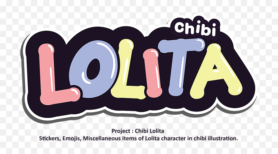 Chibi Lolita - Graphic Design Emoji,Chibi Emojis