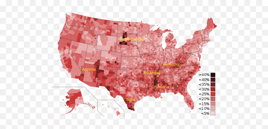 Us Poverty Rates - Try To Impeach This Map Emoji,Texas Flag Emoticon