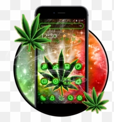 Weed Leaf Themes 2d 1 - Space Emoji,Pot Leaf Emoji Android