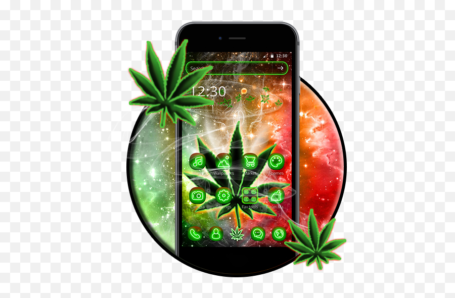 Weed Leaf Themes 2d 1 - Space Emoji,Pot Leaf Emoji Android