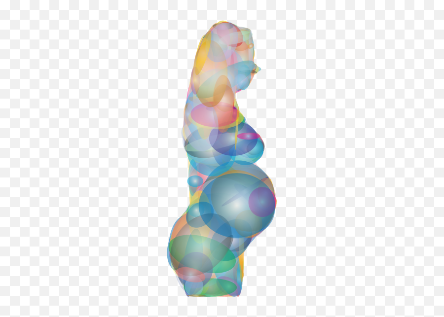 Pregnant Woman Profile Geometric - Illustration Emoji,Drake Praying Hands Emoji Copy And Paste