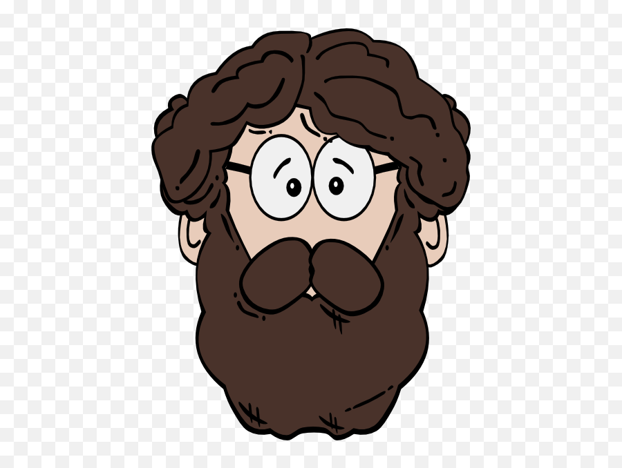 Beard Clipart 4 - Man With Beard Clipart Emoji,Bearded Emoji