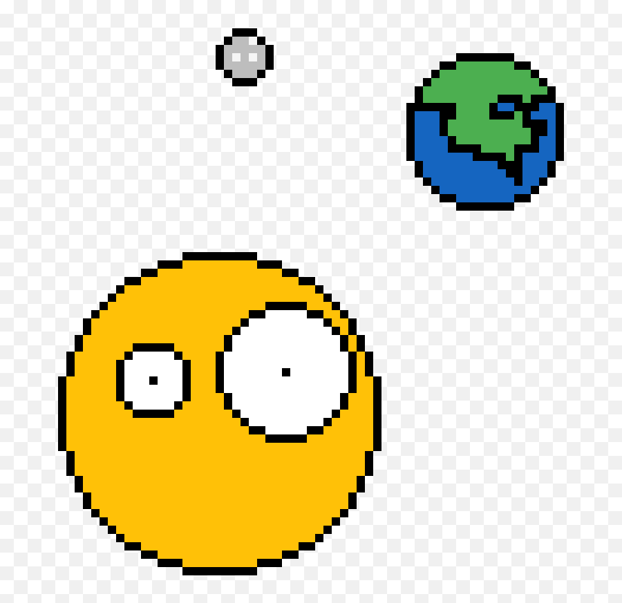 Pixilart - Pixel Art Circle Emoji,Moon Emoticon Text