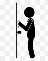 Lets Get In After Knocking - Standing Emoji