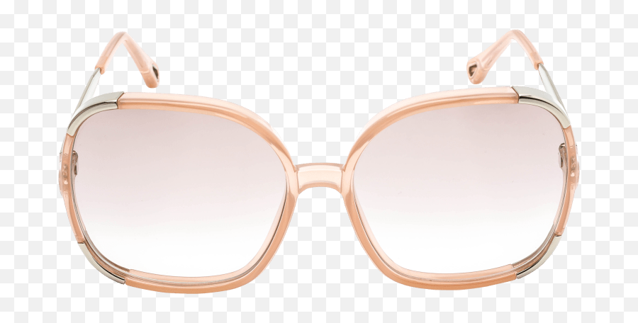 Chloe Gradient Oversized Square Frames - Tan Emoji,Frame With An X Emoji