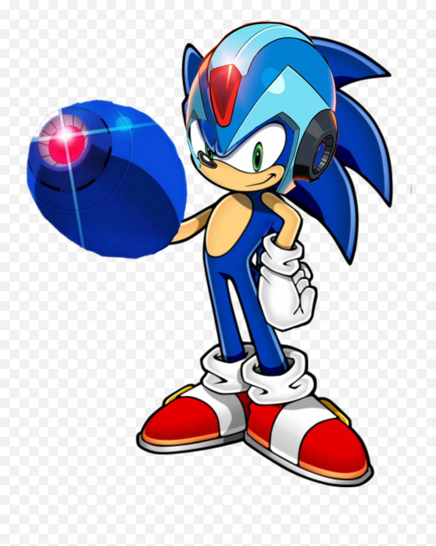 Sonic Mega Man - Sonic The Hedgehog Characters Emoji,Mega Man Emoji