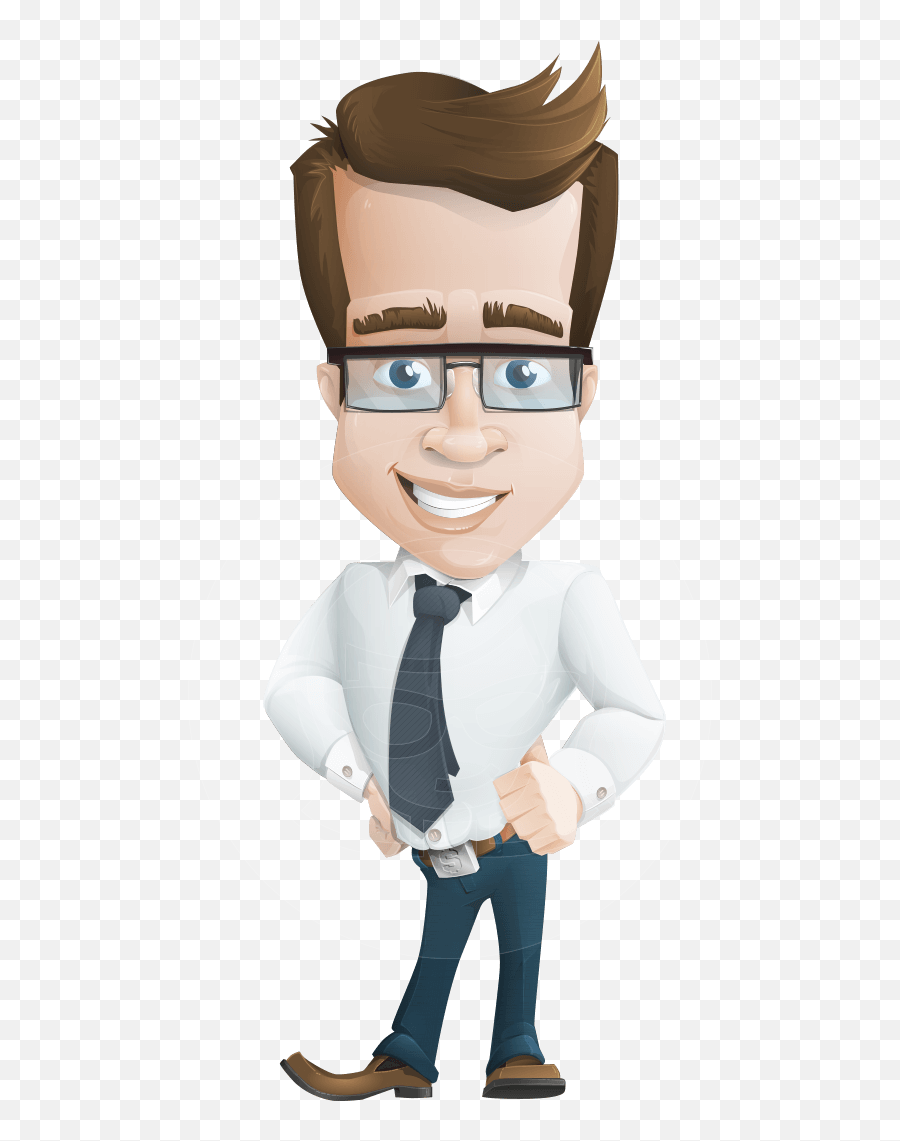 Yespress 1080 Uhd Update Office Clipart Face Pack 4657 - Character Worker Cartoon Emoji,Businessman Emoji