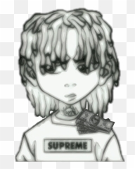 Blood Gang Lil Pump Sticker - Cartoon Emoji