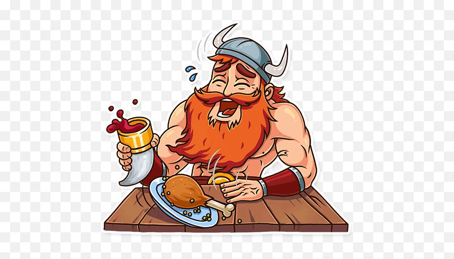 Vikingu201d Stickers Set For Telegram - Happy Emoji,Viking Emoji