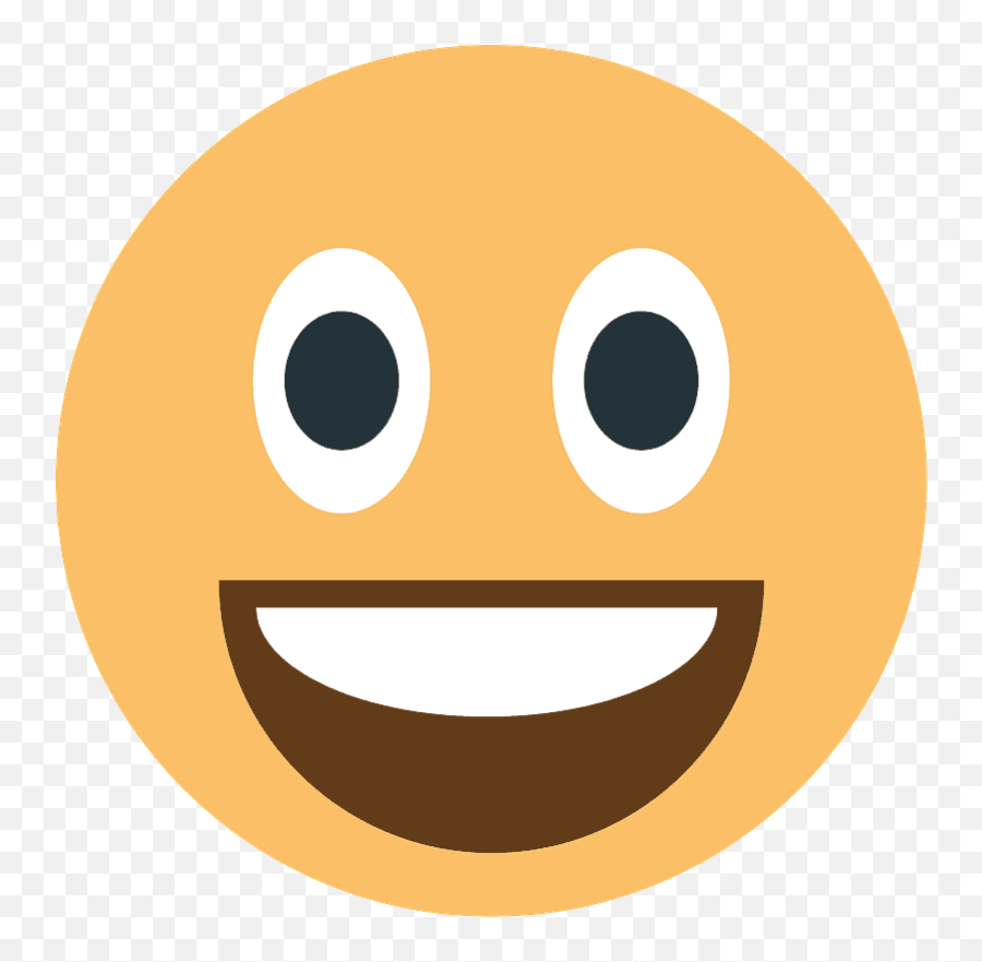 Grinning Face Emoji Clipart,Big Grin Emoji