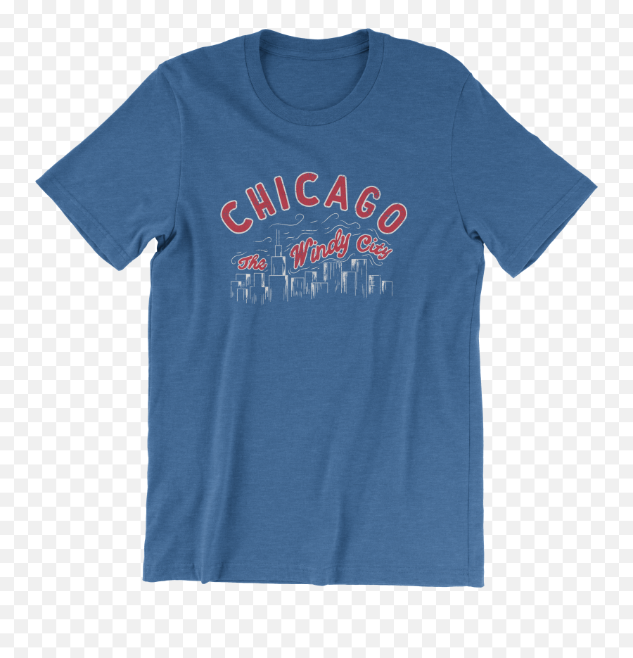 Chicago Windy City - S Heather Royal Windy City Chicago Save The Sticks Shirt Emoji,Kemoji