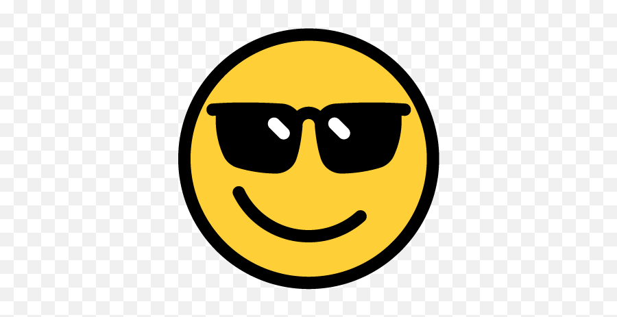 Justemoji - Contrast Happy,Clinking Glasses Emoji