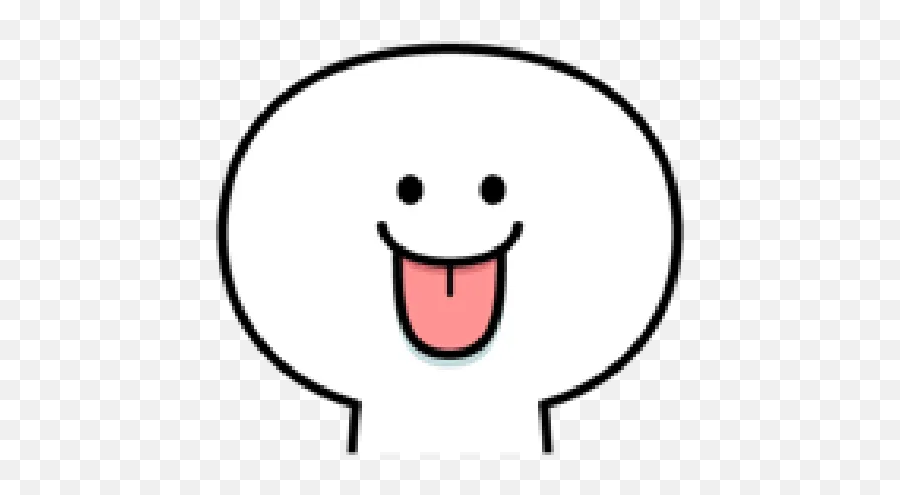 Rabbit Smile Emoji Whatsapp Stickers - Stickers Cloud Happy,Smiling Teeth Emoji
