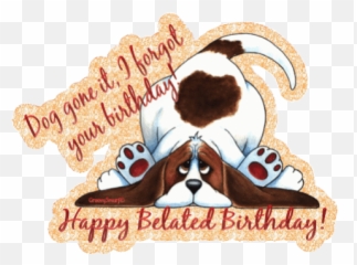 Top Dog Birthday Stickers For Android U0026 Ios Gfycat - Happy Belated Birthday Graphics Emoji,Beagle Emoji