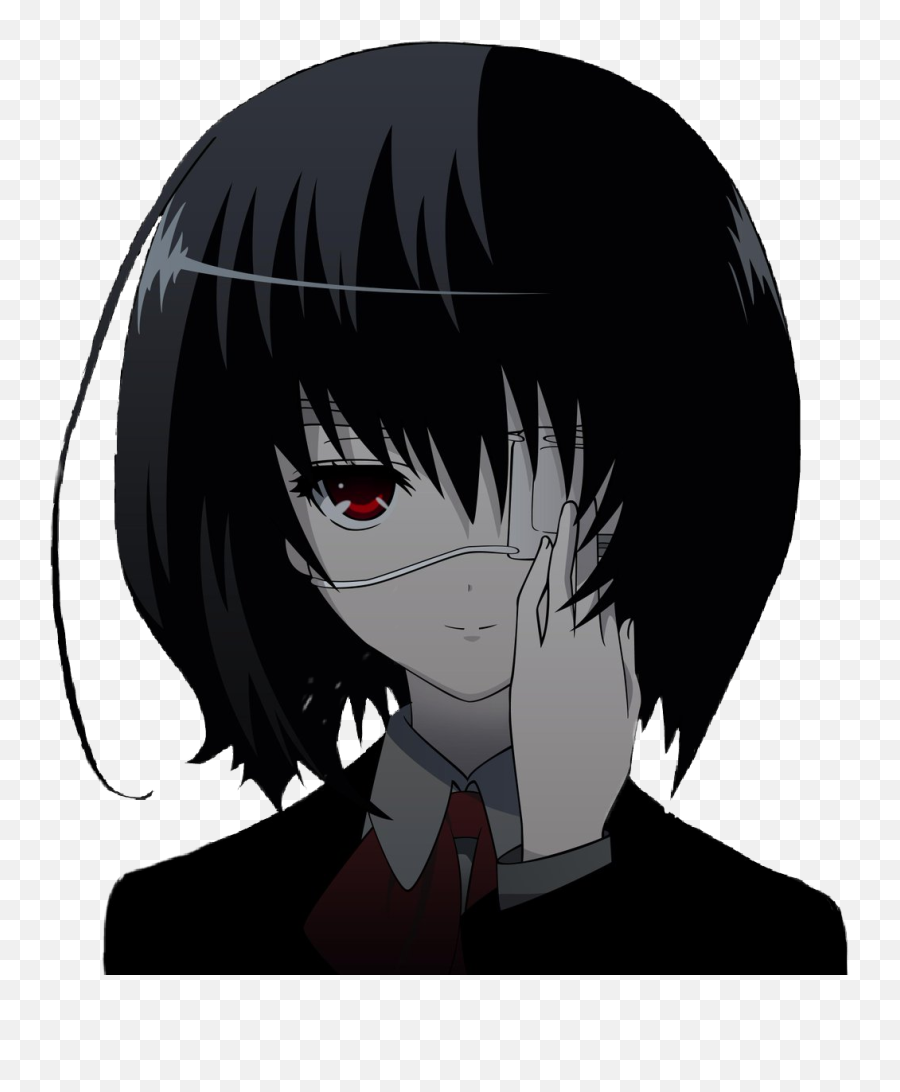 Meimisaki Anime Eyepatch Sticker By Misaki - Mei Misaki Transparent Emoji,Eyepatch Emoji