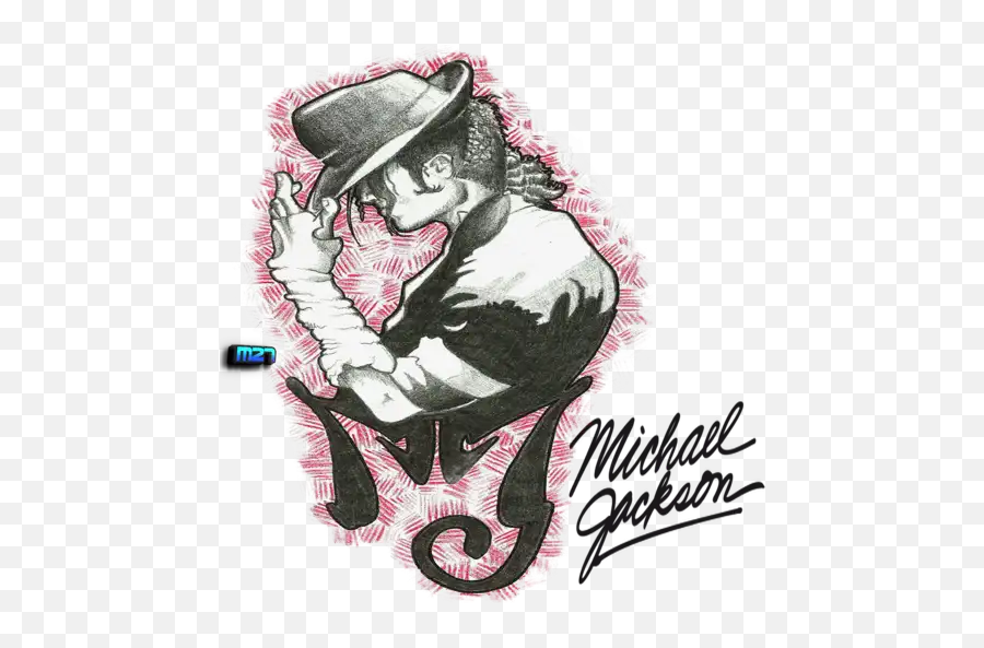 Michael Jackson Silhouette Stickers - Illustration Emoji,Michael Jackson Emoji
