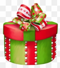 Christmas Gift Present Sticker - Girly Emoji