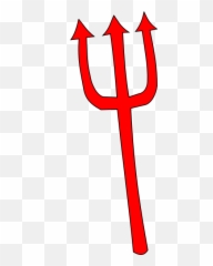 Devils Fork - Cartoon Pitch Emoji