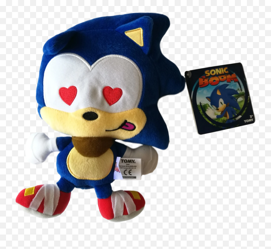 Sonic Boom Laughing Sonic Emoji Plush - Stuffed Toy,Stuffed Emoji