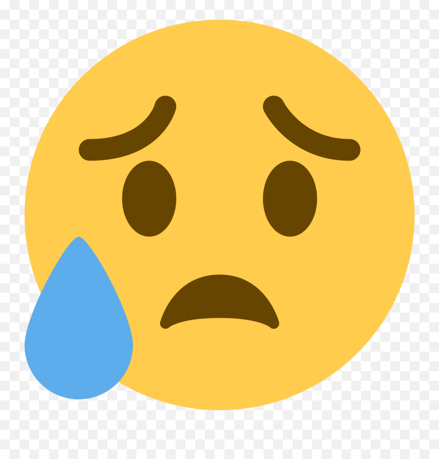 Disappointed But Relieved Face Clipart - Disappointed Relieved Emoji,Disappointment Emoji