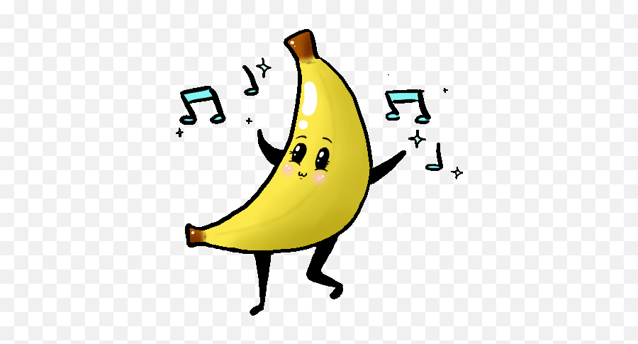 Top Swollow Banana Stickers For Android - Gifs Graciosos De Dibujos Animados Emoji,Dancing Banana Emoji