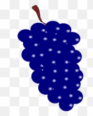 Blue Grapes Vector Image Emoji,Leaves Emoticon