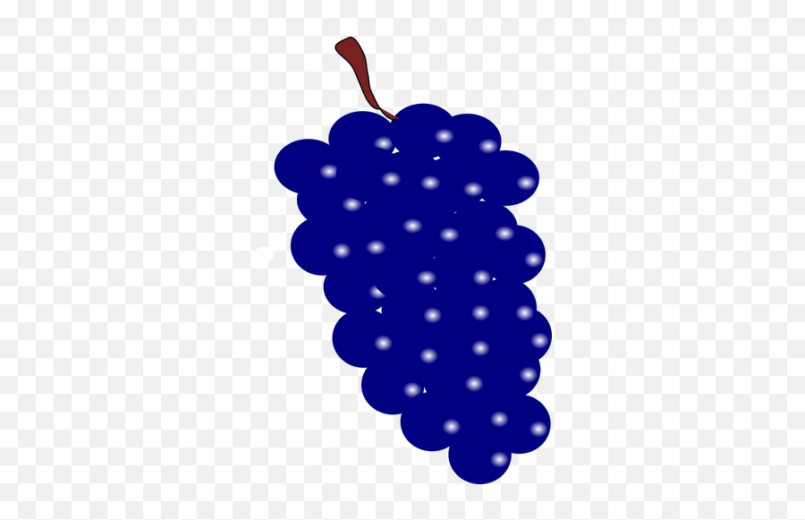 Blue Grapes Vector Image Emoji,Leaves Emoticon