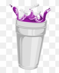 Cup Lean Purple Drank - Styrofoam Cups Emoji,Double Cup Emoji - free ...