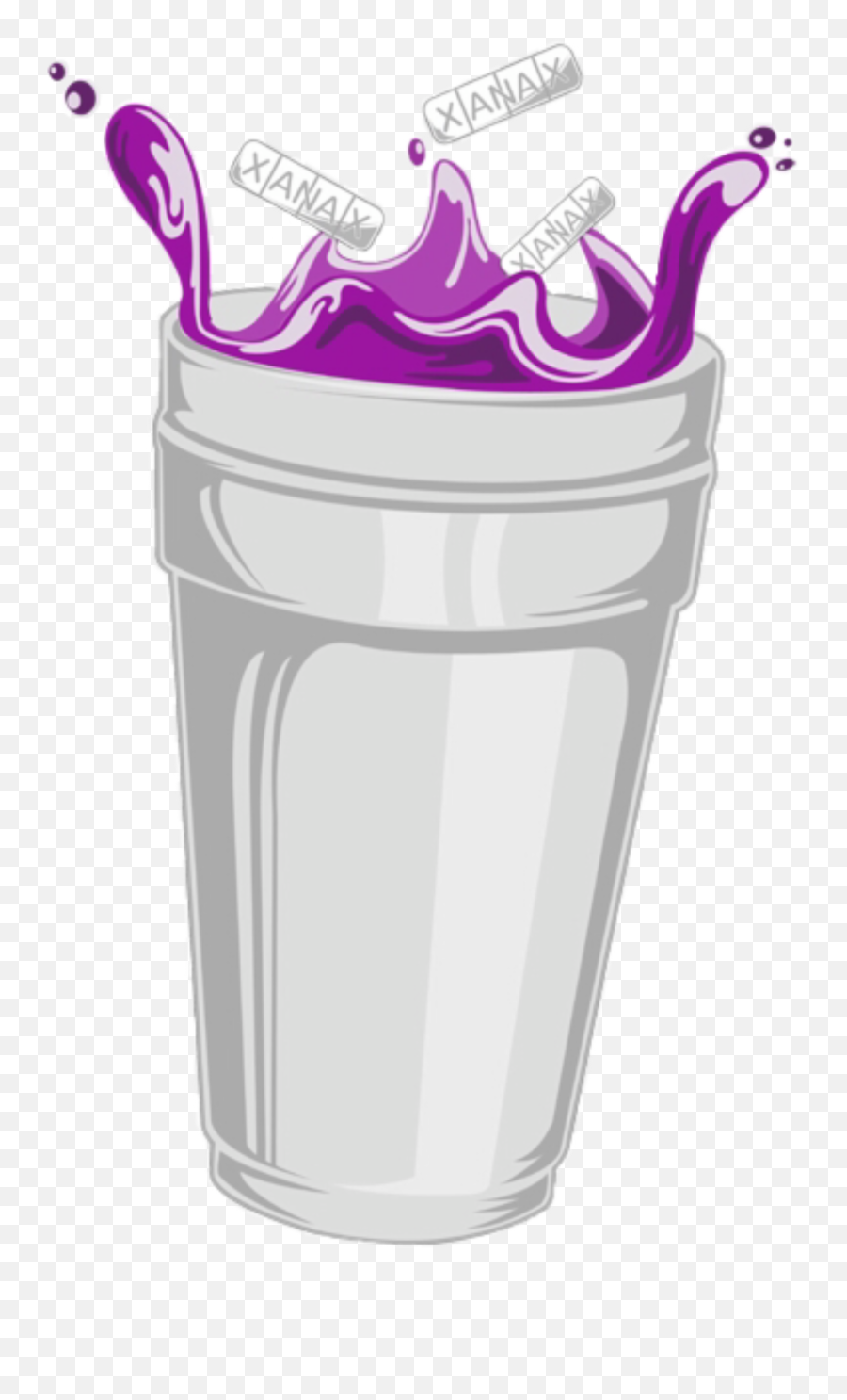 Lean Codein Sprite Drink Purple - Purple Drank Png Emoji,Double Cup Emoji