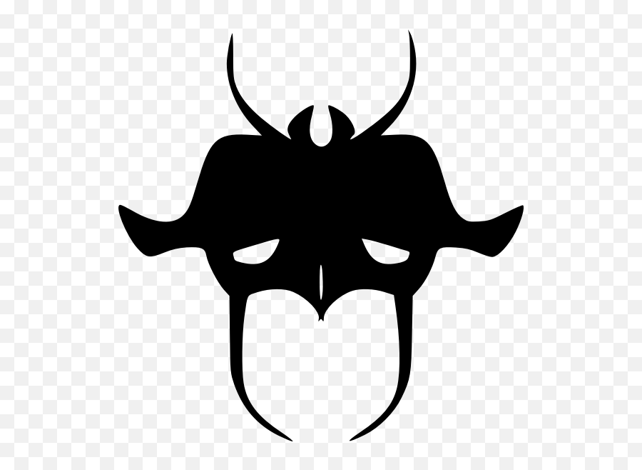 Devil Face Mask Vector Image - Mask Clip Art Emoji,Devil Emoticon