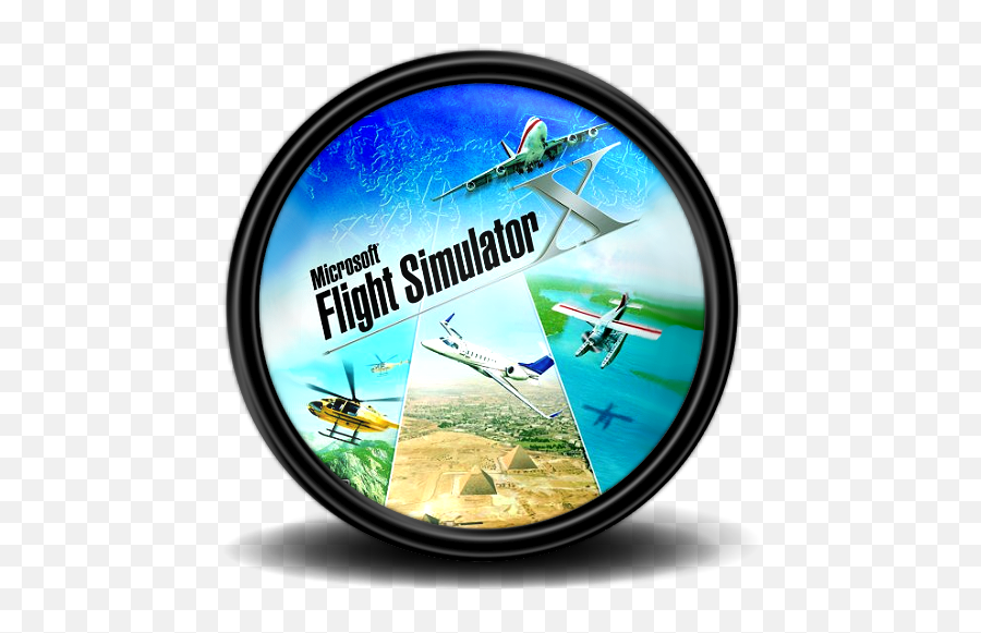 Micosoft Flight Simulator X 1 Icon - Microsoft Flight Simulator X Icon Emoji,Clock Plane Emoji