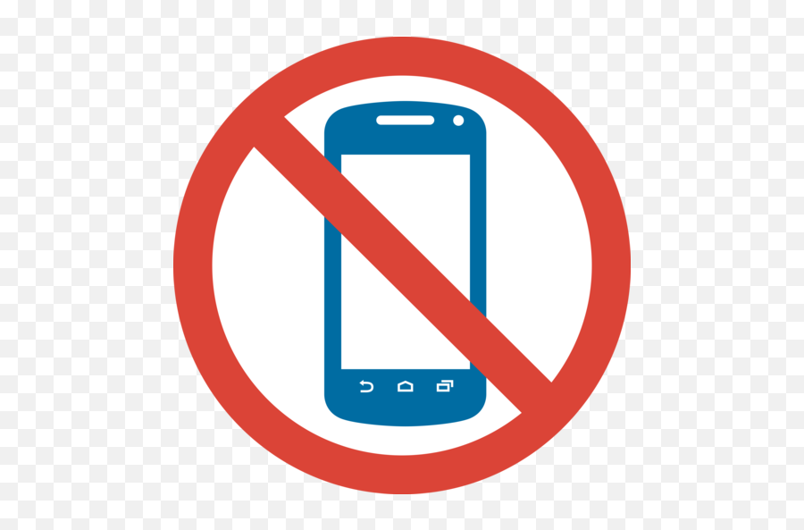 No Mobile Phones Emoji - No Phone Icon,Cell Phone Emoji Meanings