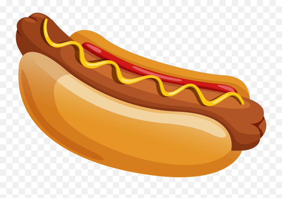 Hot Dog Clipart Transparent - Transparent Background Hot Dog Clipart Emoji,Hotdog Emoji
