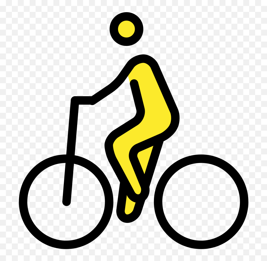 Openmoji - Cycling Emoji,Bicycle Emoji