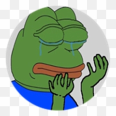 Download Sad Pepe - Ugly Crying Meme Cartoon Emoji,Sad Pepe Emoji