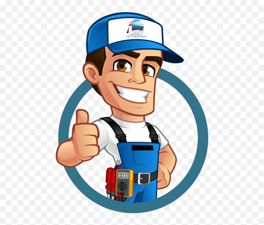 Electrician Clipart Png Transparent Png - Electrician Cartoon Png Emoji,Electrician Emoji