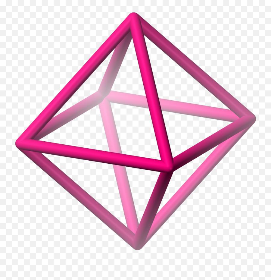 Octahedron - Octahedral Shape Of Diamond Emoji,Pink Diamond Emoji