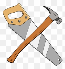 How To Draw A Hammer And Saw - Hammer And Saw Drawing Emoji,Crossed Hammers Emoji