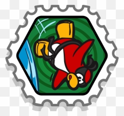 Watery Fall stamp Club Penguin Wiki Fandom - Catchin Waves Hard Stamps Emoji