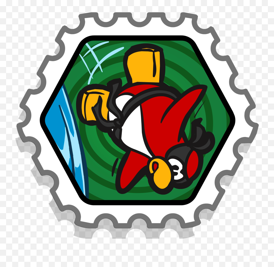 Watery Fall Stamp Club Penguin Wiki Fandom - Club Penguin Catchin Waves Hard Stamps Emoji,Fall Emojis