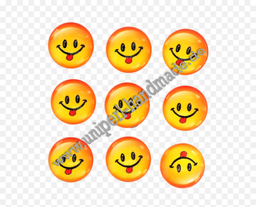 Emoji Cabochon 14 Mm Face With Stuck - Out Tongue Circle,Tongue Face Emoji