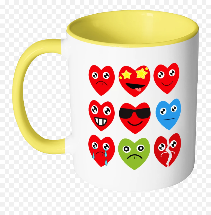 Heart Emojis - Color Sublimation Mugs Png,Emoji Gift Ideas