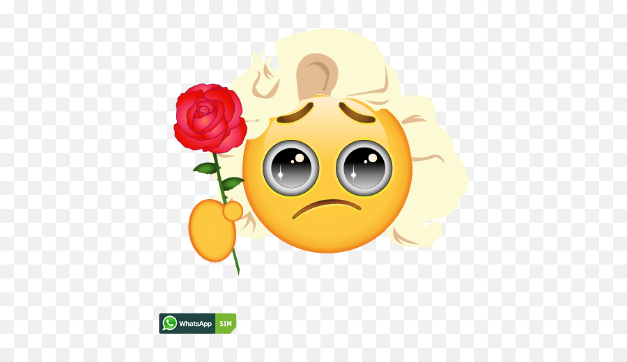 Whatsapp Sim Smiley Creator - Whatsapp Emoji,Rose Emoticons